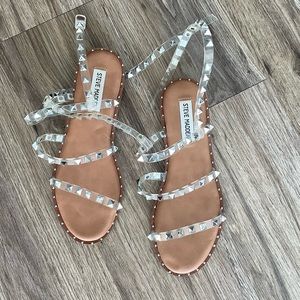 Clear Strappy Sandals